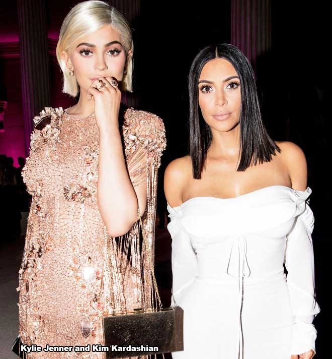 Kylie Jenner and Kim Kardashian